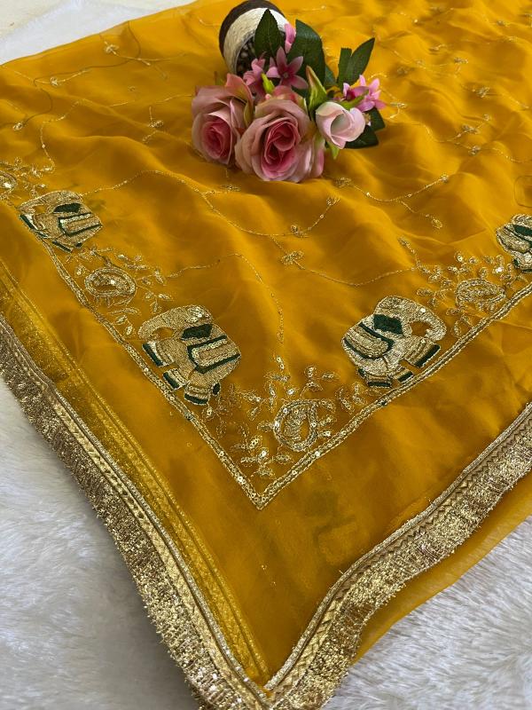 Vastrangan elephant wholesale saree surat